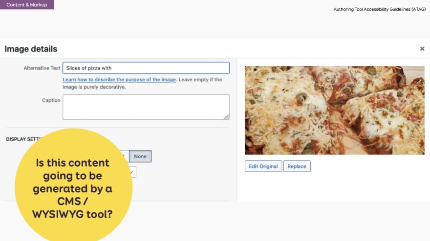 Is this content going to be generated by a CMS/WYSIWYG? 