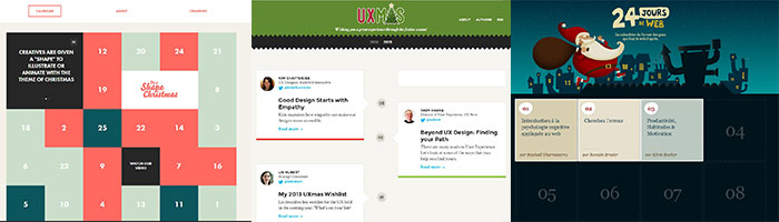 4 Advent Calendar for Web Designer, 2013 Edition.