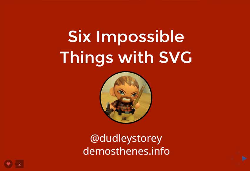 Six Impossible Things with SVG