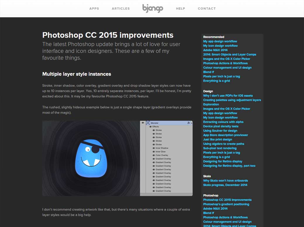 Photoshop CC 2015 improvements