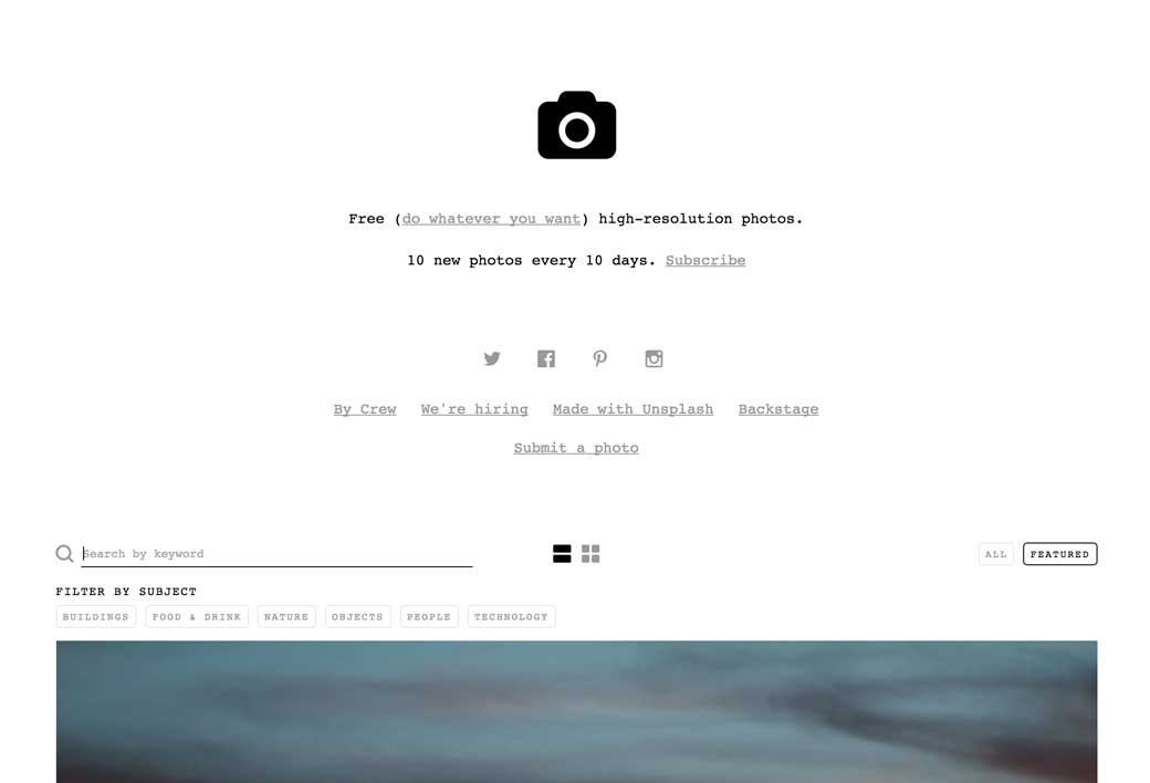 unsplash splashup