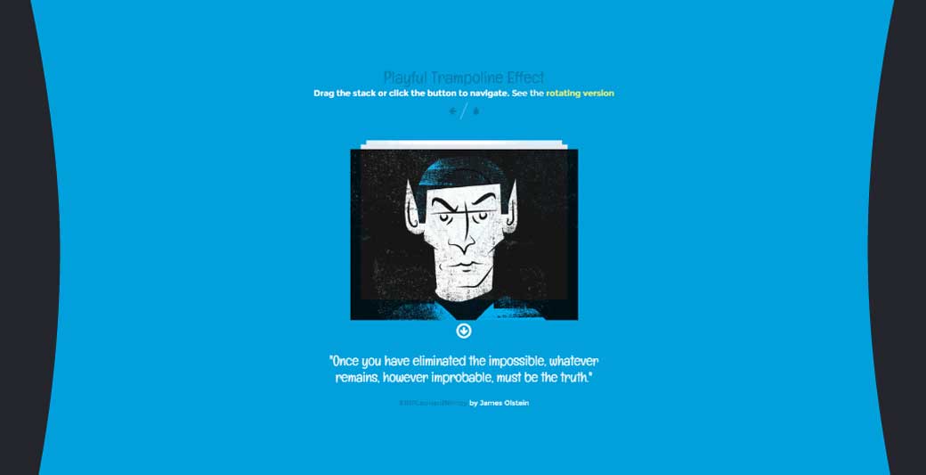 Playful Trampoline Effect